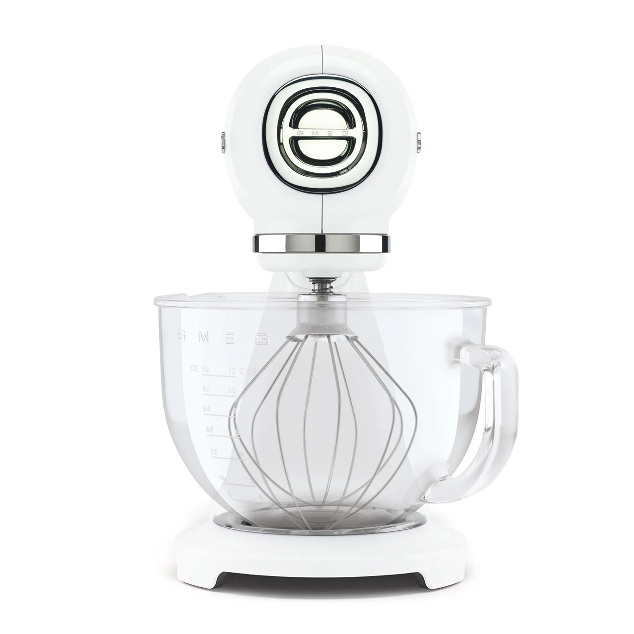 Tilting Stand Mixer - White with Glass Bowl - Image 4