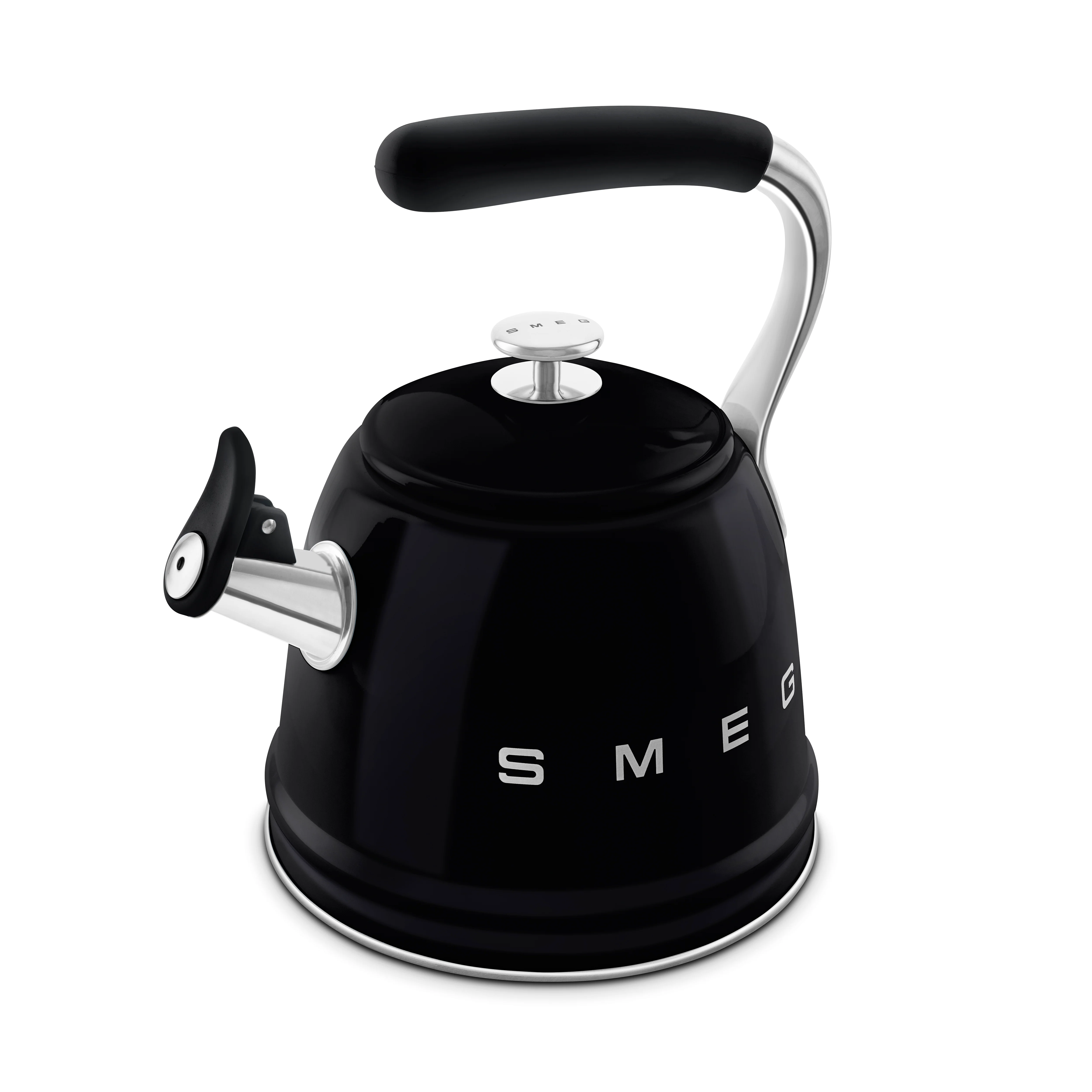 SMEG Stovetop Whistling Kettle 2.3 L (Black) - Image 3