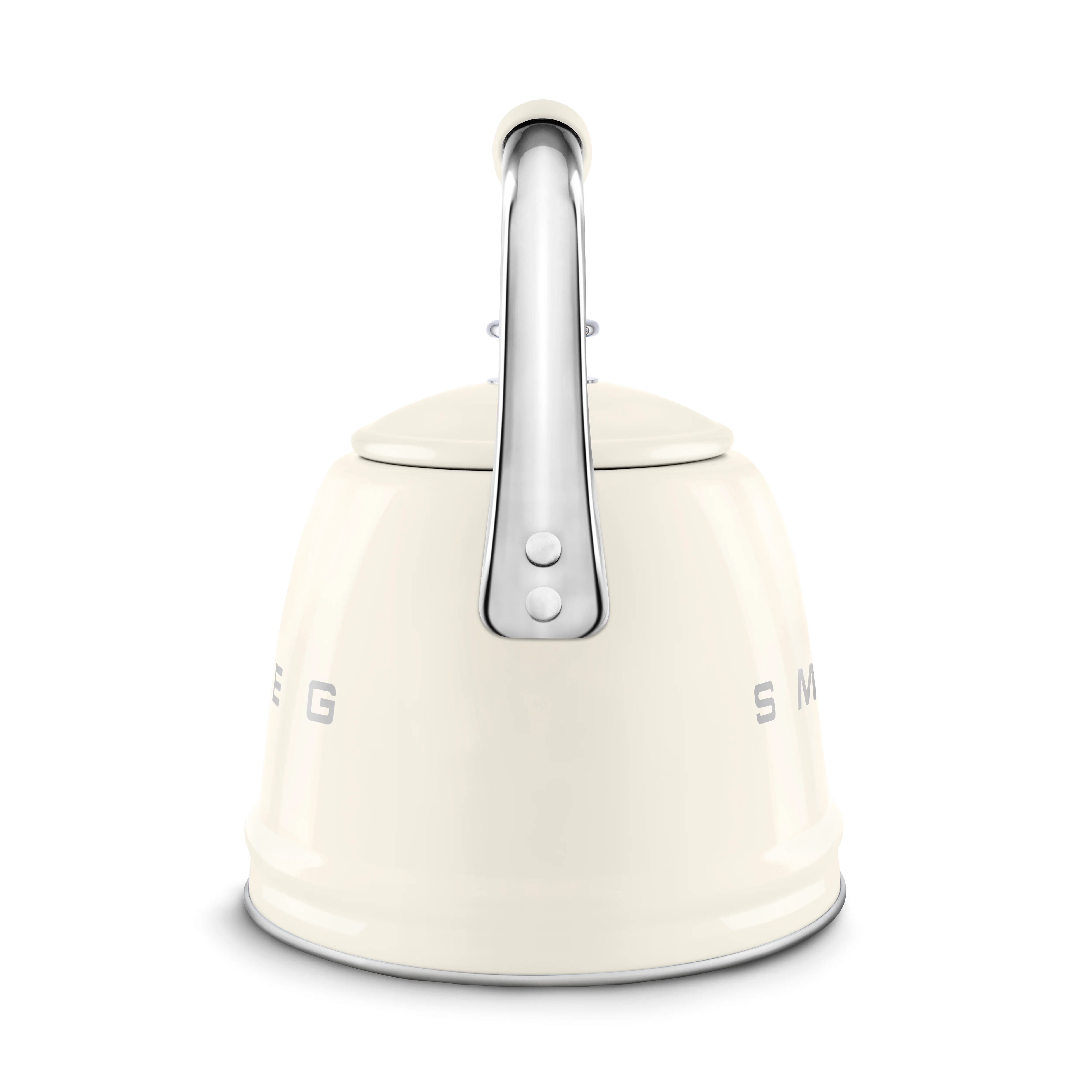 SMEG Stovetop Whistling Kettle 2.3 L (Cream) - Image 3