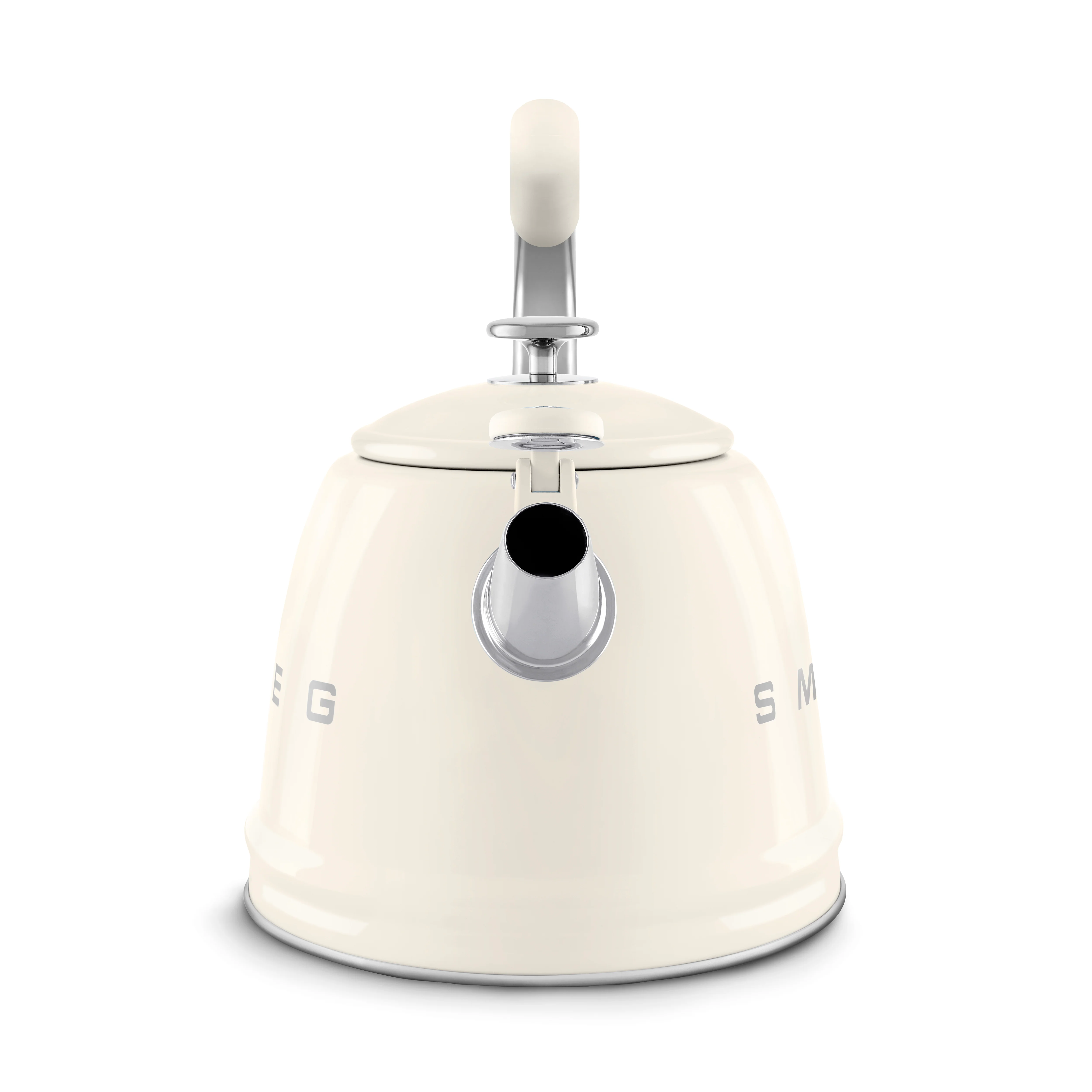SMEG Stovetop Whistling Kettle 2.3 L (Cream) - Image 6