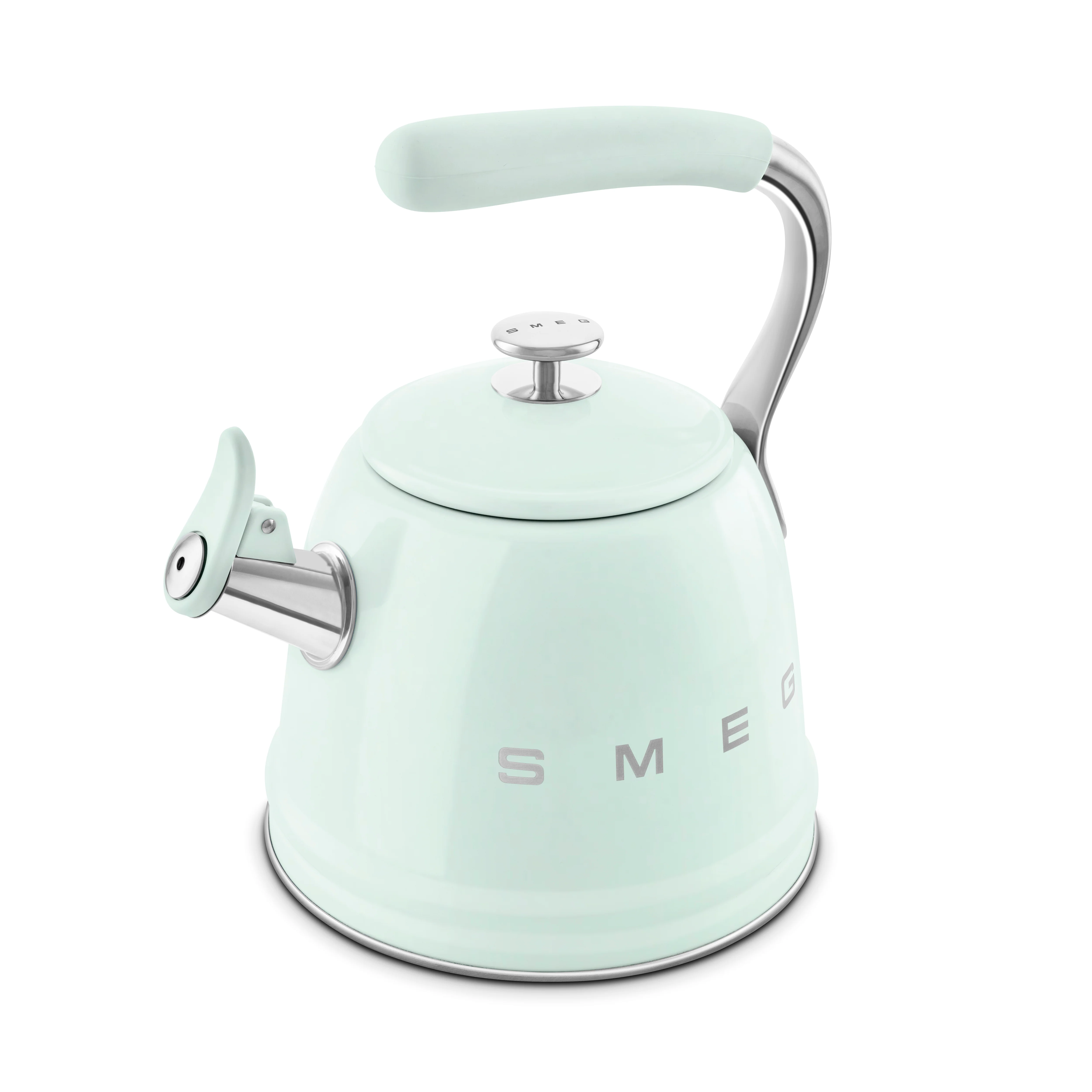 SMEG Stovetop Whistling Kettle 2.3 L (Pastel Green) - Image 4
