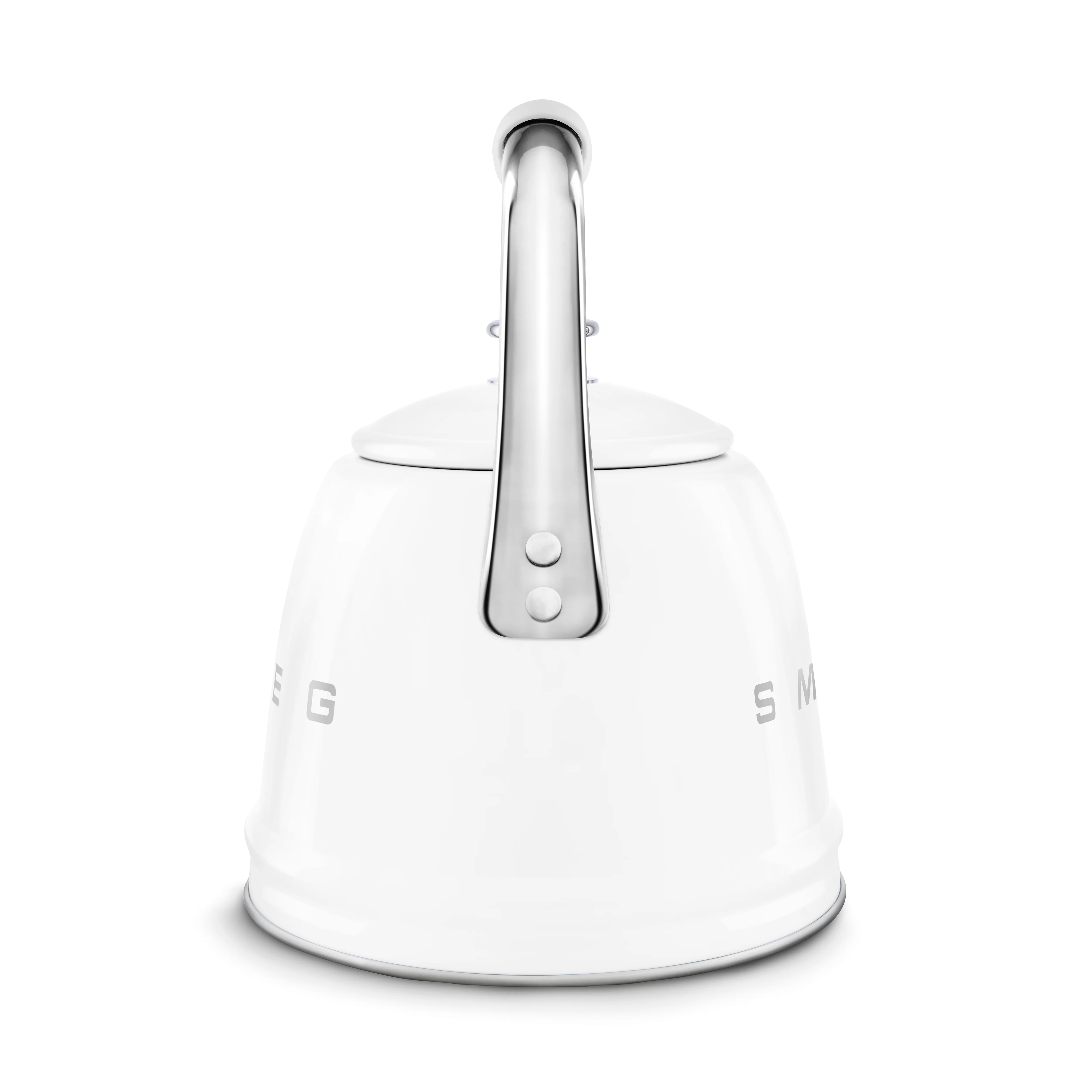 SMEG Stovetop Whistling Kettle 2.3 L (White) - Image 4