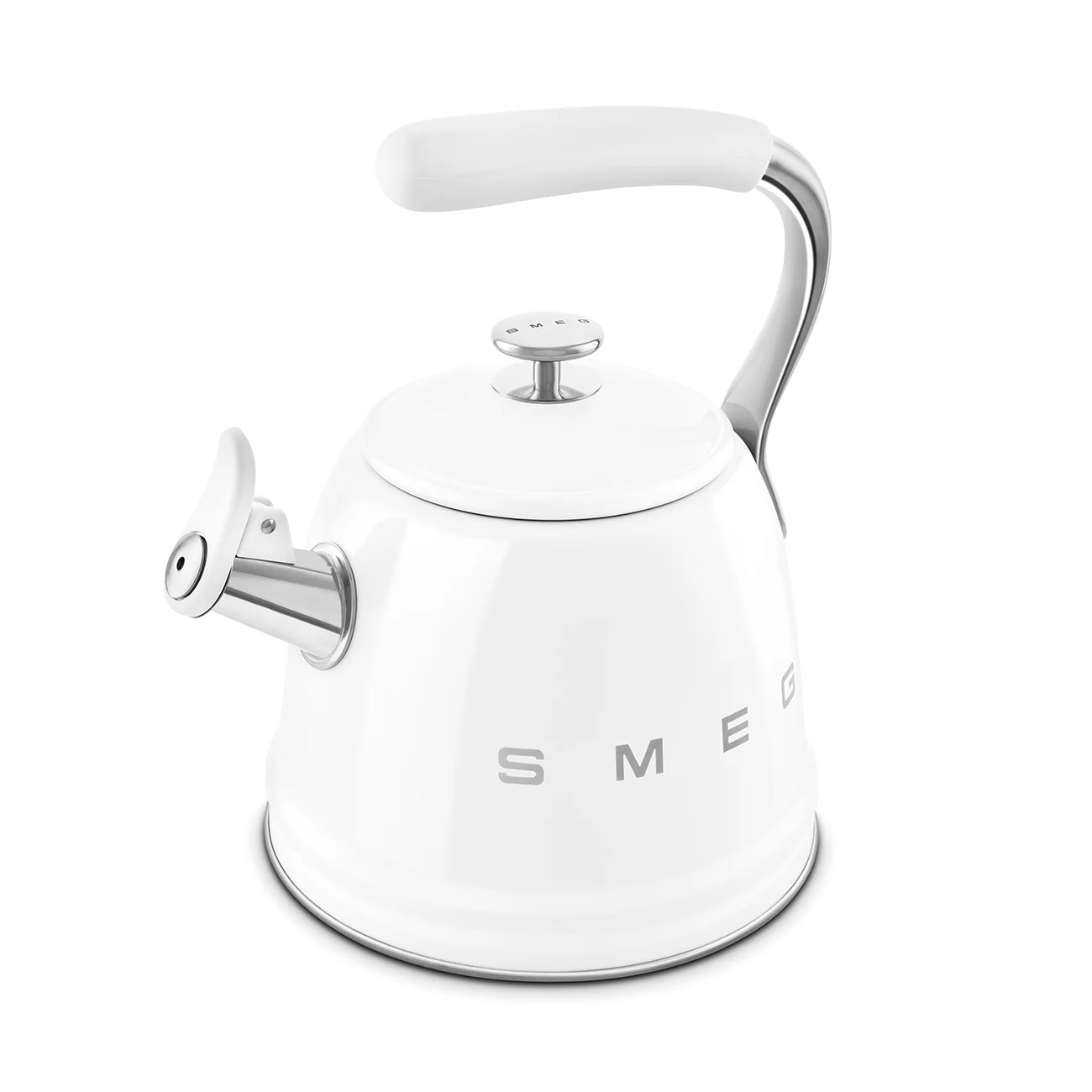 SMEG Stovetop Whistling Kettle 2.3 L (White) - Image 7