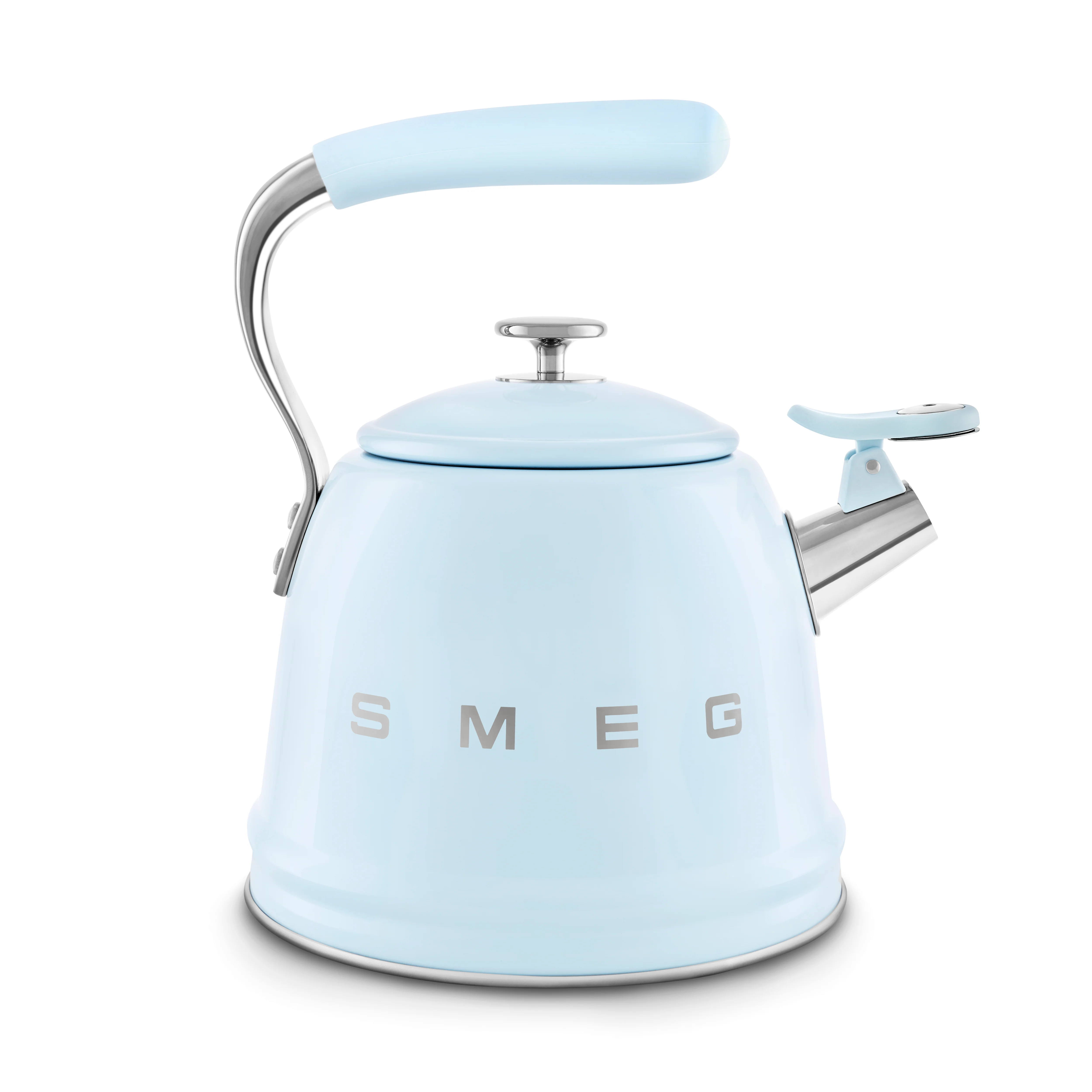 SMEG Stovetop Whistling Kettle 2.3 L (Pastel Blue) - Image 5